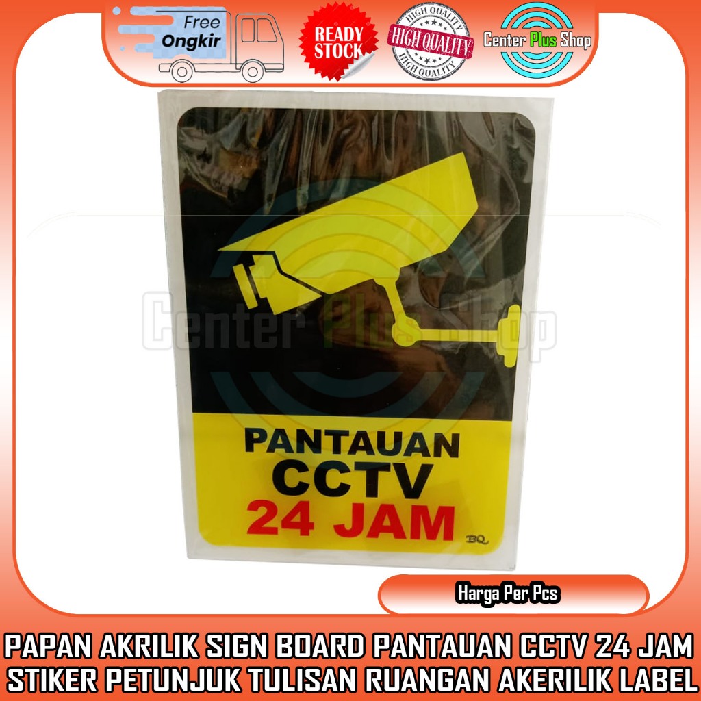 

Sign Board Pantauan CCTV 24 Jam Papan Akrilik Stiker Petunjuk Tulisan Ruangan Akerilik Label Lebel Lable Acrilyc Kuat Tempel Kaca Label Lengket Double Tape Gantung Rumah Kantor Masjid Musholla 24jam Boyko BQ