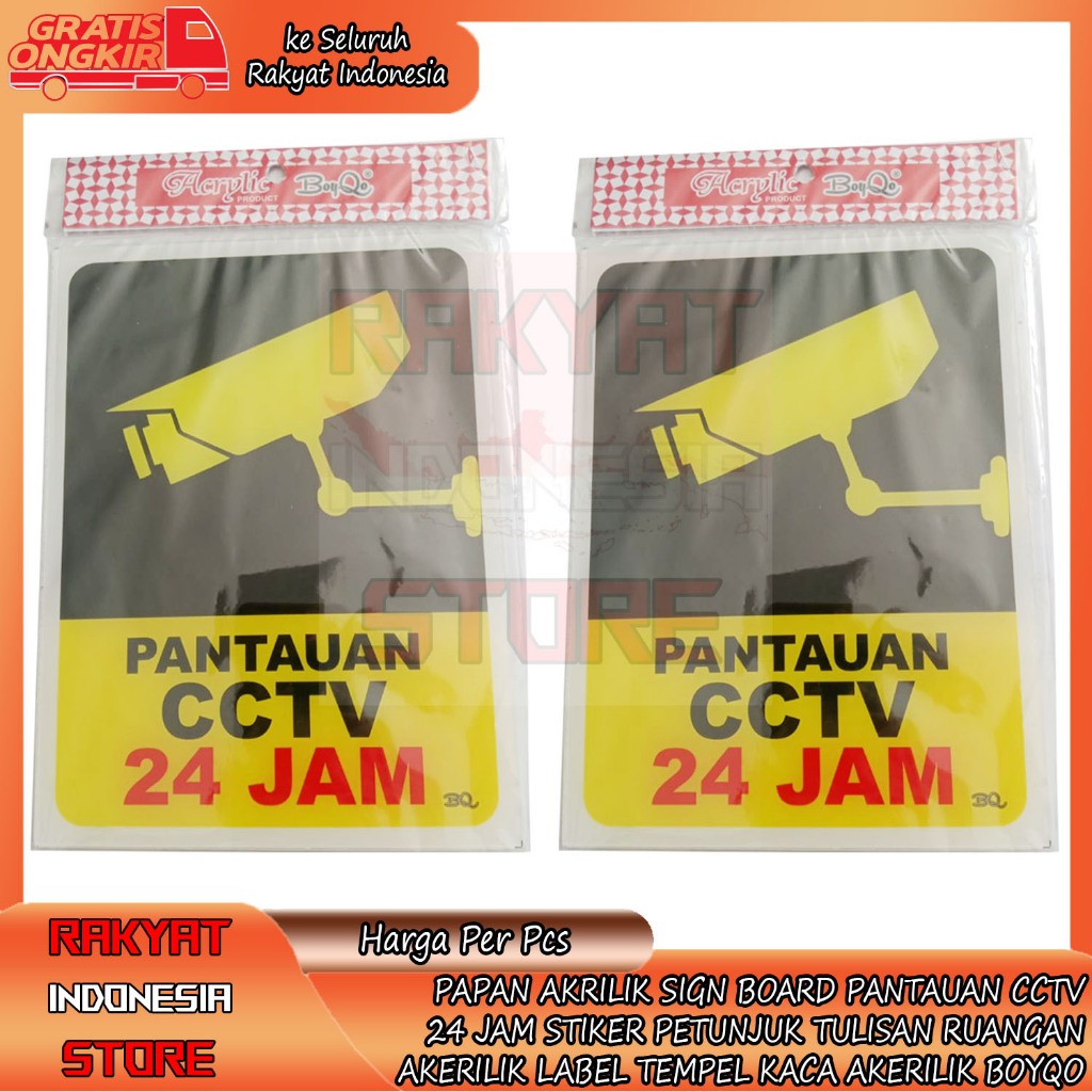 

Petunjuk Tulisan Pantauan CCTV 24 Jam Sign Board Papan Akrilik Stiker Ruangan Akerilik Label Lebel Lable Acrilyc Kuat Tempel Kaca Label Lengket Double Tape Gantung Rumah Kantor Masjid Musholla 24jam Boyko BQ