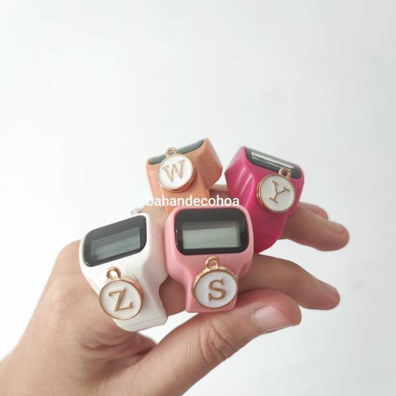 Tasbih Mini Ring Tasbih Digital Cincin Inisial Perlengkapan Haji Suvenir Umroh