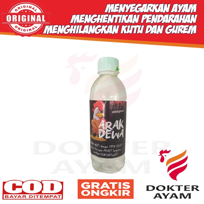 Arak Gosok Dewa RTM Menyegarkan Ayam Laga Aduan Petarung