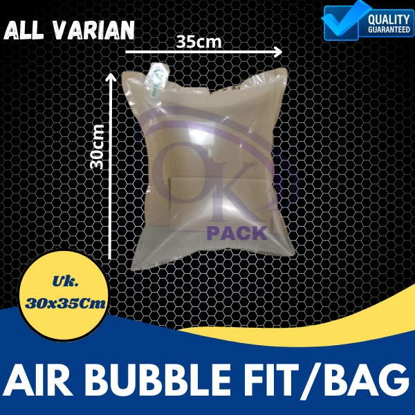 

AIR BUBBLE FIT 30CM X 35CM 50 PCS Cushion Wrap Fo-Air / Bubble Wrap Angin Tebal Roll / Poly Air Bubble