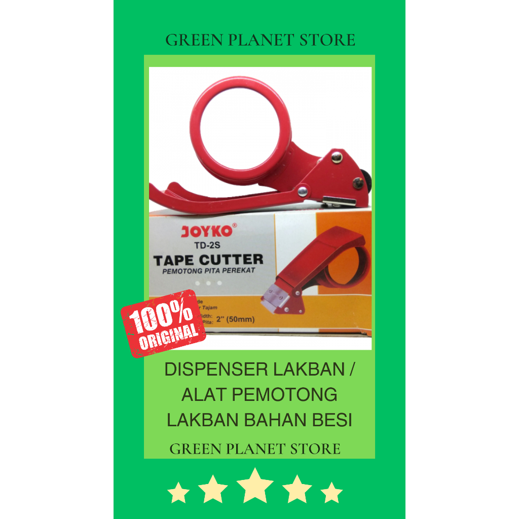 

Dispenser Lakban / Alat Pemotong Lakban Bahan Besi