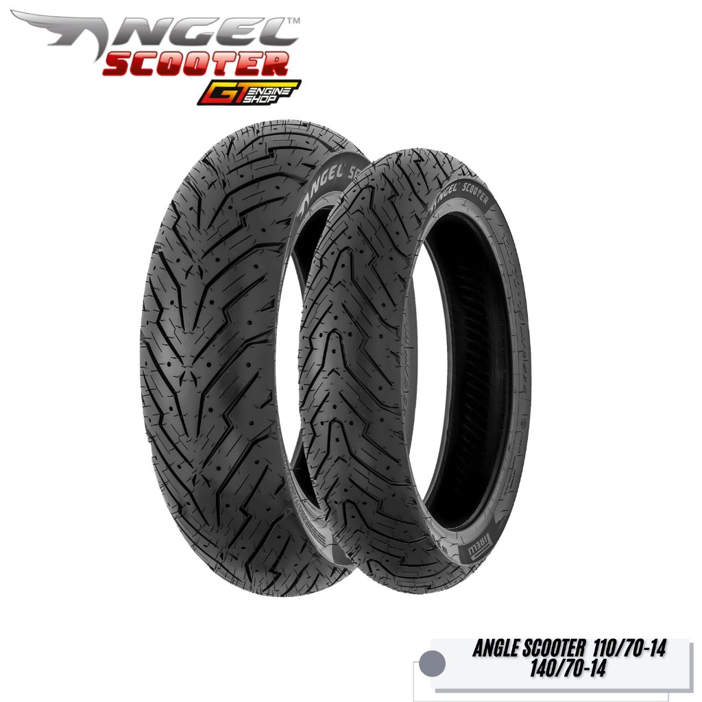 BAN AEROX DEPAN BELAKANG PIRELLI ANGEL SCOOTER 110/70-14 140/70-14 BAN AEROX PIRELLI ANGEL SCOOTER
