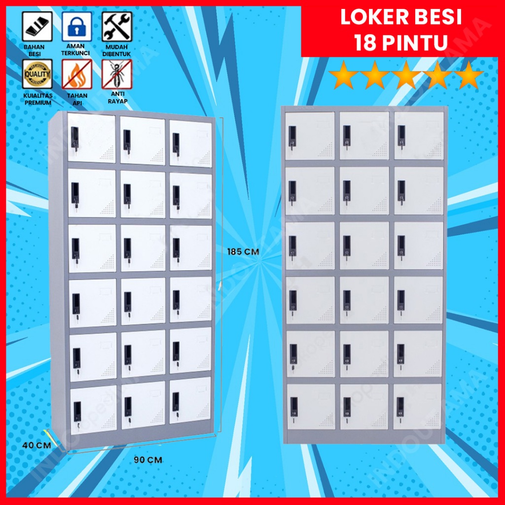 Loker Besi 18 Pintu - IMPORTA