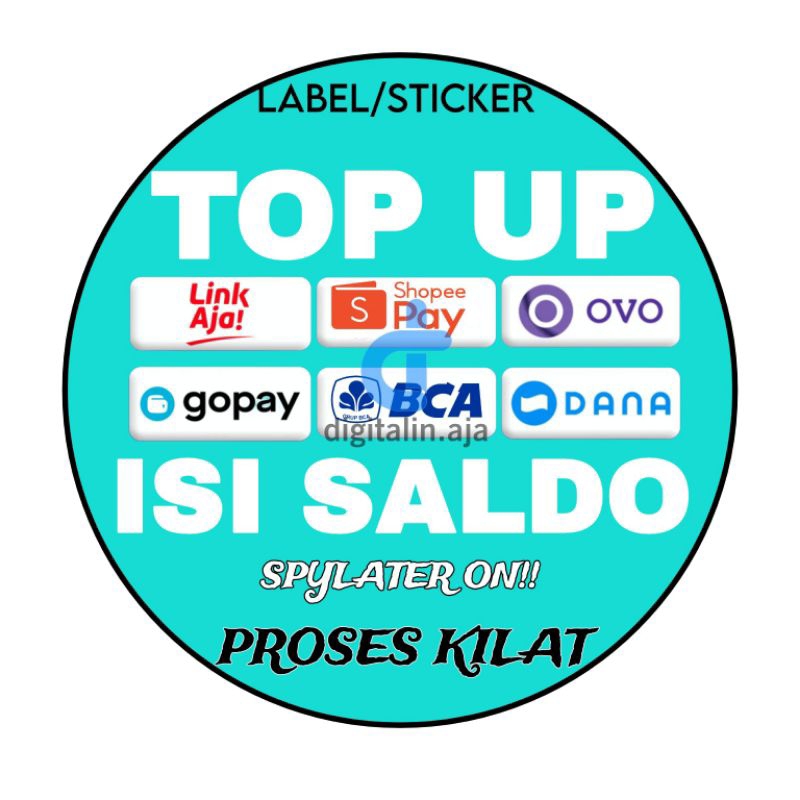 

sticker saldo toppup