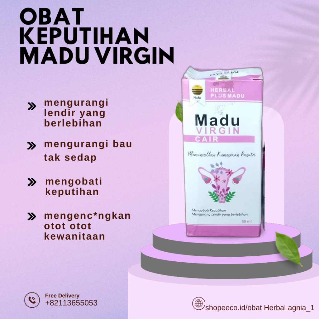 

Madu Virgin Madu Khusus Wanita Obat Mengatasi Bau Tak Sedap Mengencangkan Otot Otot Kewanitaan