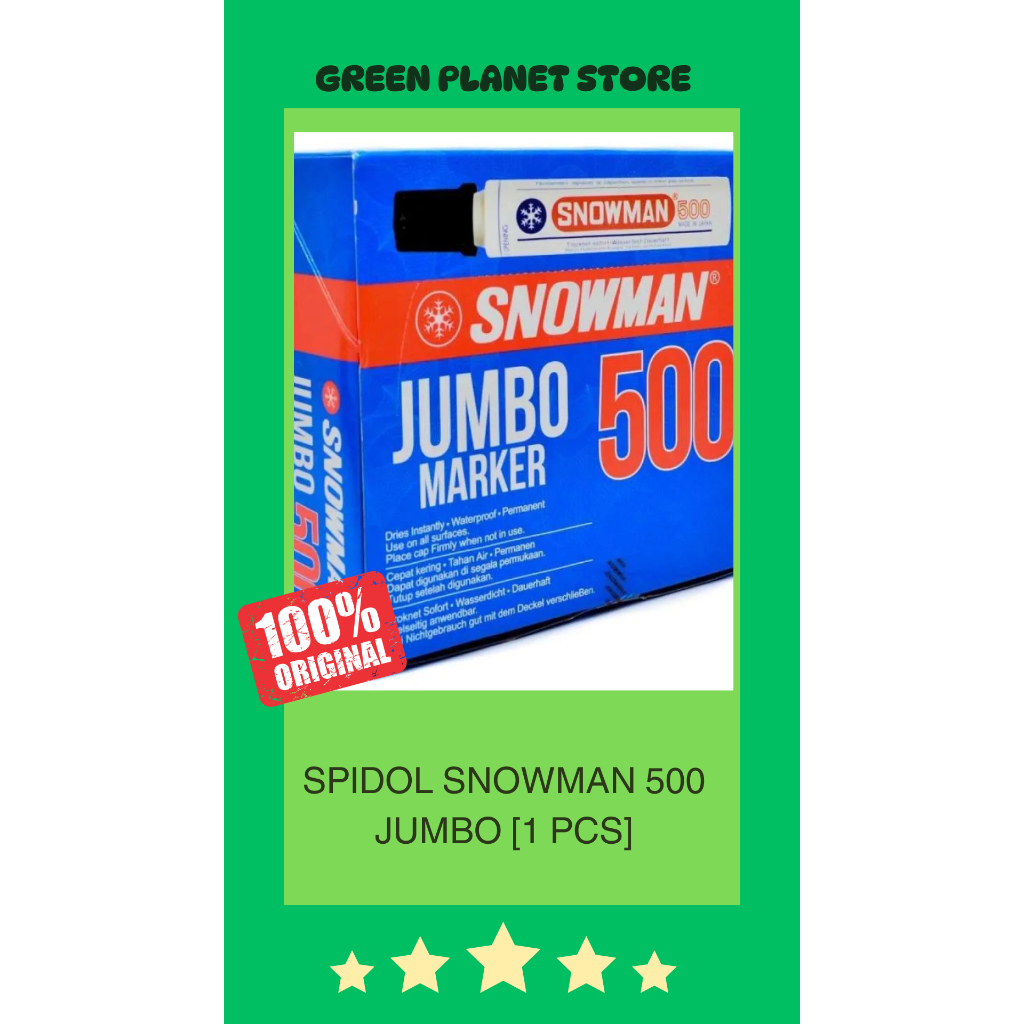 

Spidol Snowman 500 Jumbo [1 pcs]