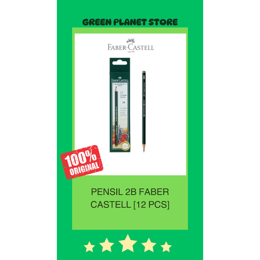 

Pensil 2B Faber Castell [12 pcs]