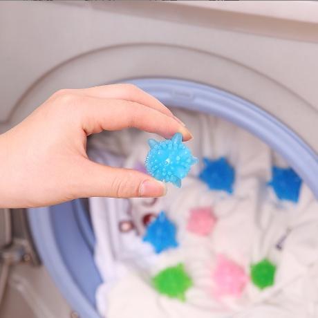 Bola Karet Mesin Cuci / Pembersih Baju Mesin Cuci / Laundry Ball Sillikon / Alat Pembersih Baju Penc