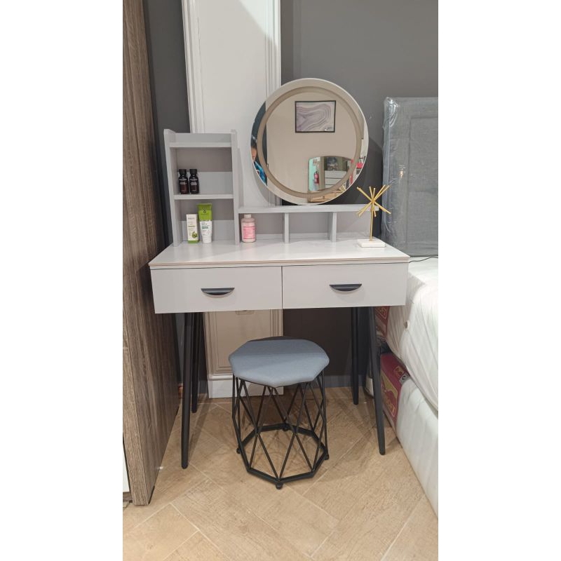 Meja Rias Lampu Minimalis / Meja Rias Led / Meja Rias Minimalis / LED Lighting Dresser / Meja Rias M