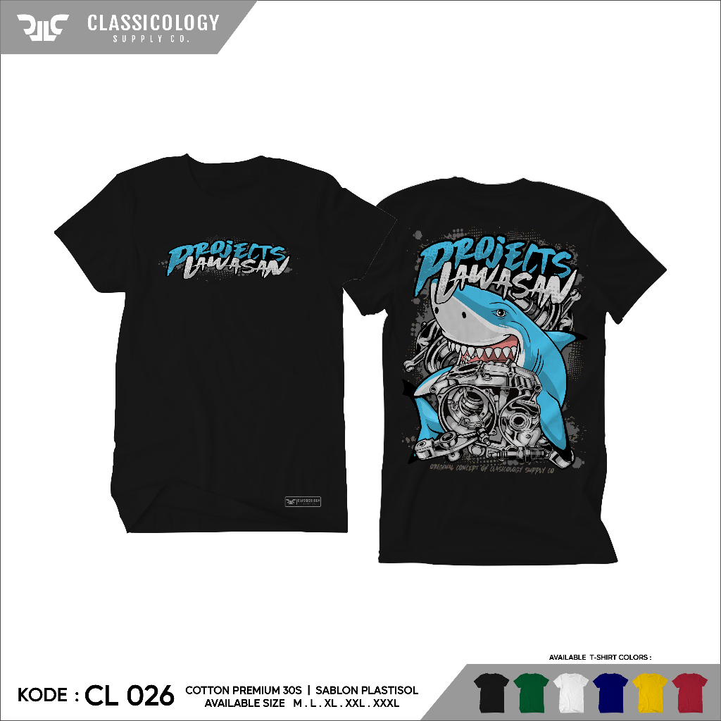 Clasicology Kaos Honda Gank Nyebe Everyday Polos CL26