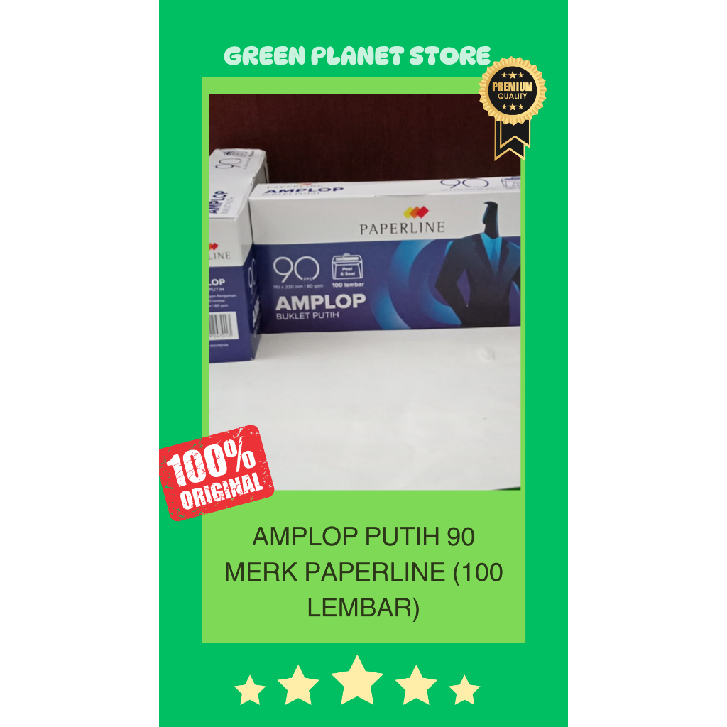 

Amplop Putih 90 Merk Paperline (100 lembar)