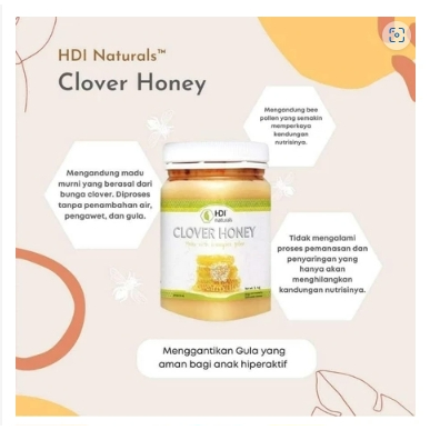 

MADU CLOVER HONEY HDI 250 GR ORIGINAL 100%