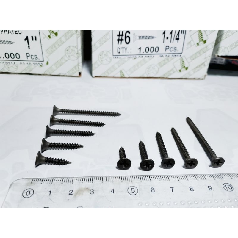 100 Pcs Moon Lion Skrup / Baut Gypsum / Drywall  6x3/4 - 6x2 "
