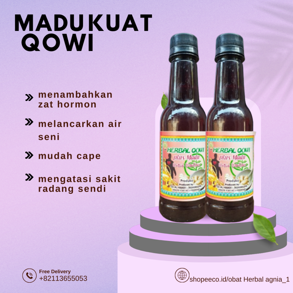 

Madu Herbal QOwi Madu Murni Asli Tanpa Campuran Obat Kolesterol Herbal Kesehatan Badan herbal daya