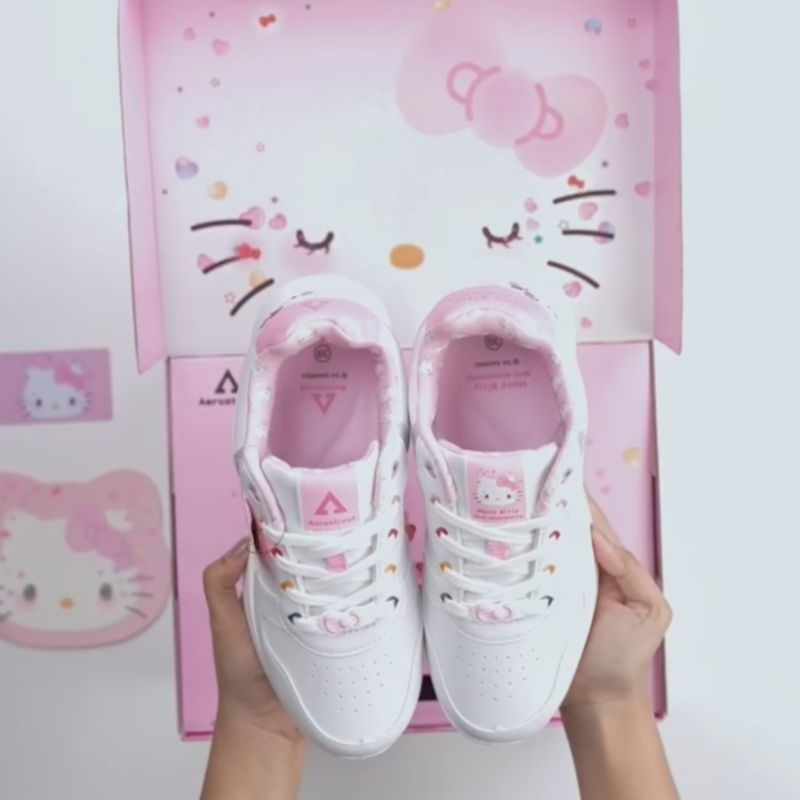 Aerostreet X Hello Kitty - Thermochromic - Sepatu Limited Edition Original 100%