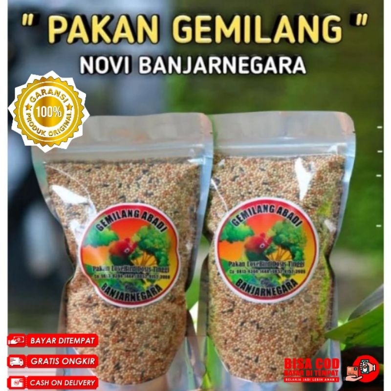 pakan Lovebird lomba milet gemilang abadi