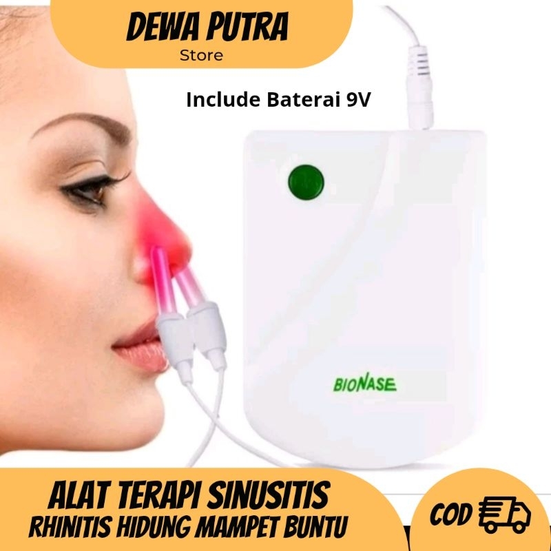 Alat Terapi Sinusitis Rhinitis Hidung Mampet Buntu Bionase - Include Baterai 9V