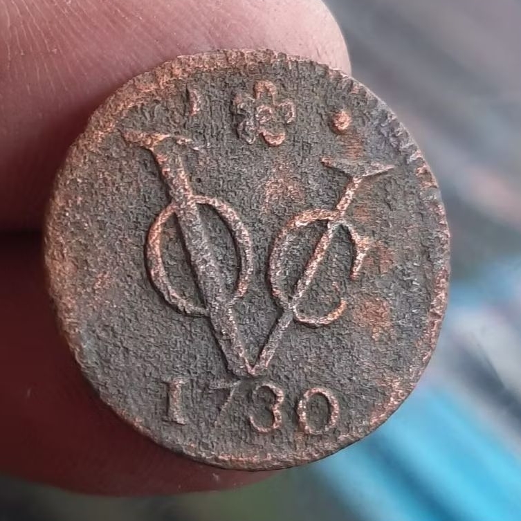 KS157 Koin Voc 1 Duit Holland 1730