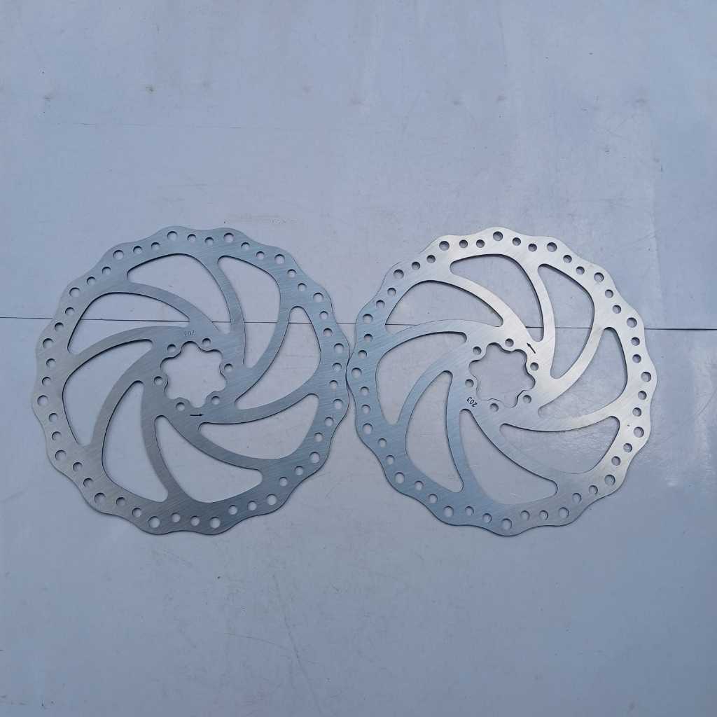 Rotor sixbolt 203mm / discbrake sepeda mtb dan lainya 6 baut / rotor sepeda / cakram sepeda 20cm