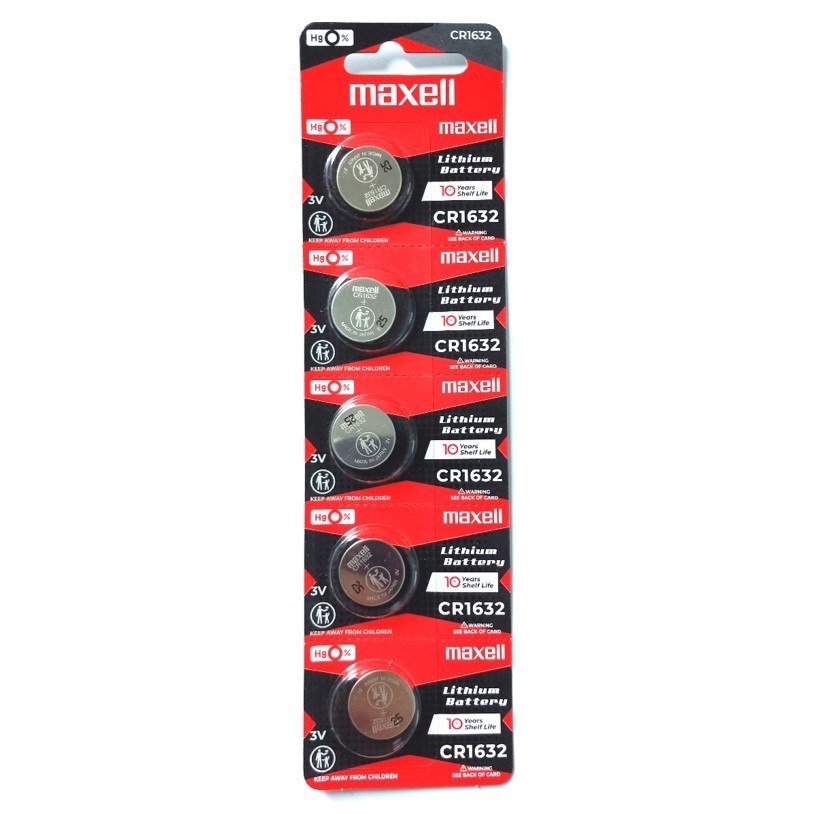 Baterai Kancing Button Cell Lithium Battery Maxell CR1632 CR 1632 - 1 pc