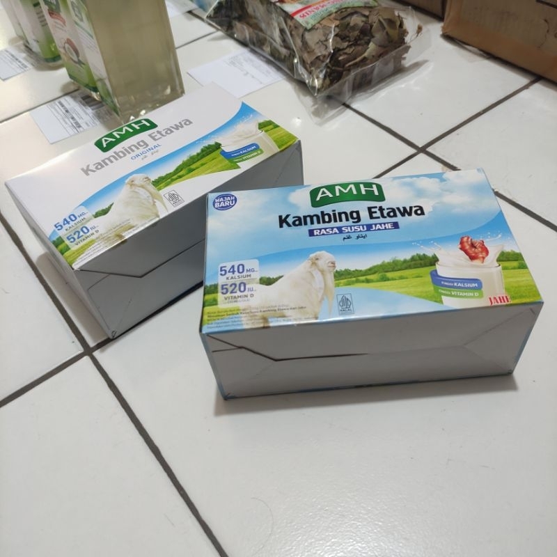 

AMH susu kambing etawa [ 250g ] ORIGINAL | Rasa JAHE | 10 sachet @25g | solusi kesehatan keluarga |