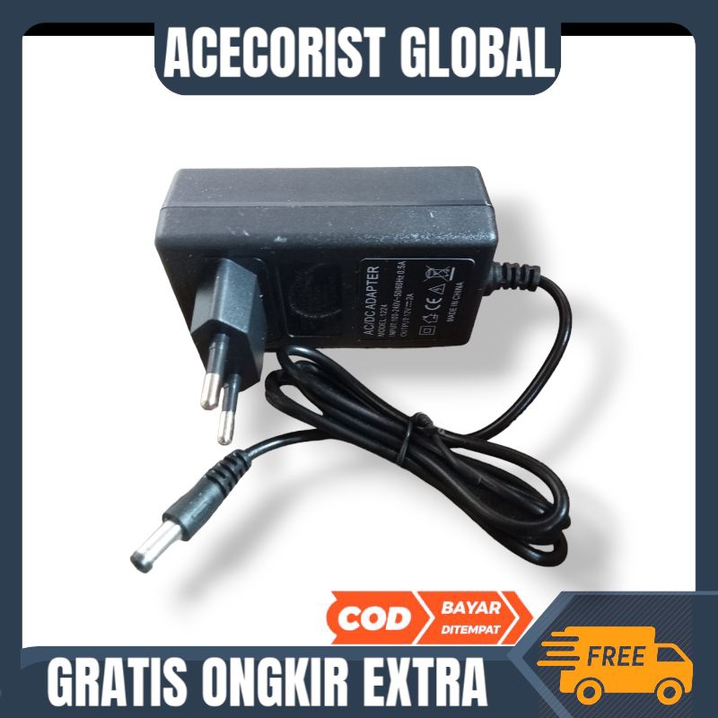 adaptor charger speker portabel hardwell optimus 4 / adaptor cas speaker hardwell optimus4 12volt 2 