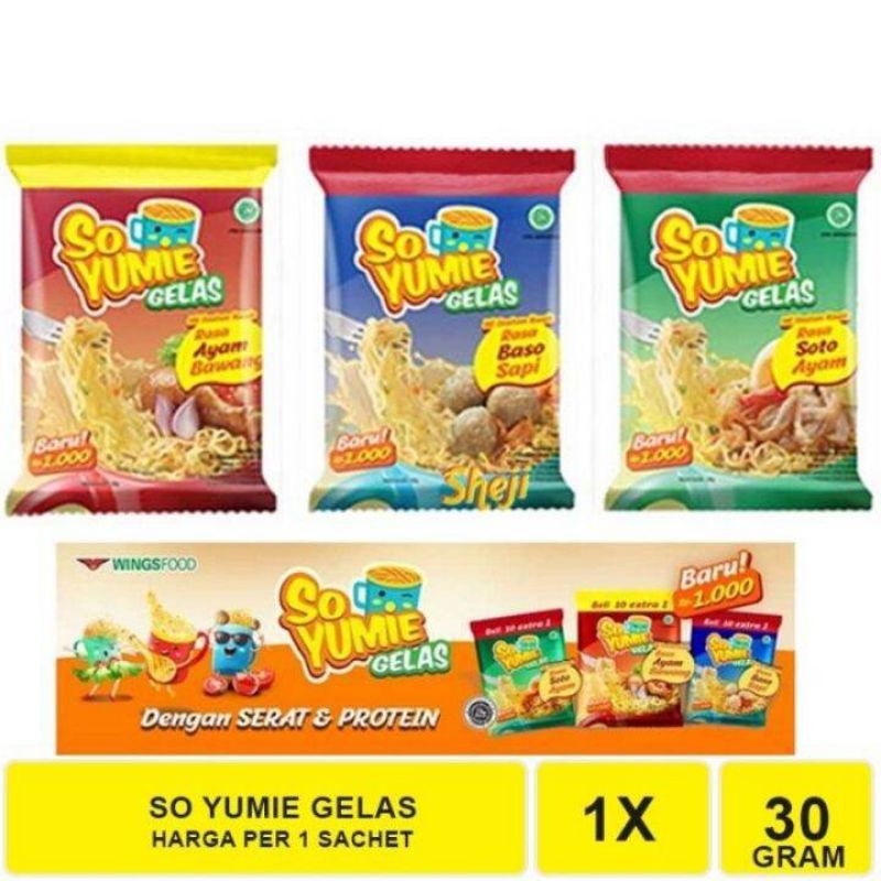 

SO YUMI MIE GELAS 1 RENCENG 10pcs 100%original murah meriah rasa enak banyak protein