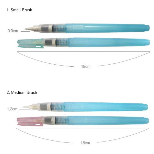 

KODE N18T ZIG KURETAKE Water Brush H2O Long WSBRL