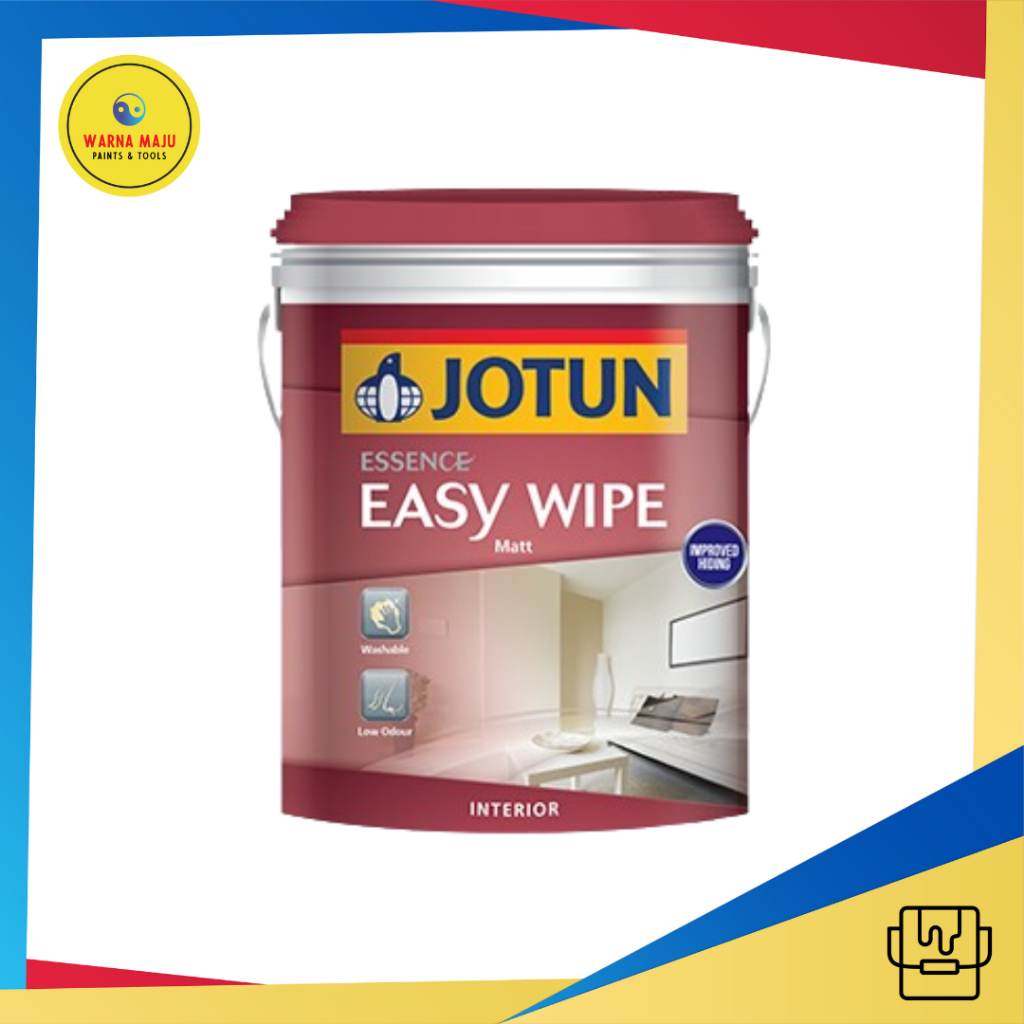 Jotun Cat Tembok Easy Wipe Matt White Putih Ukuran 3.5L