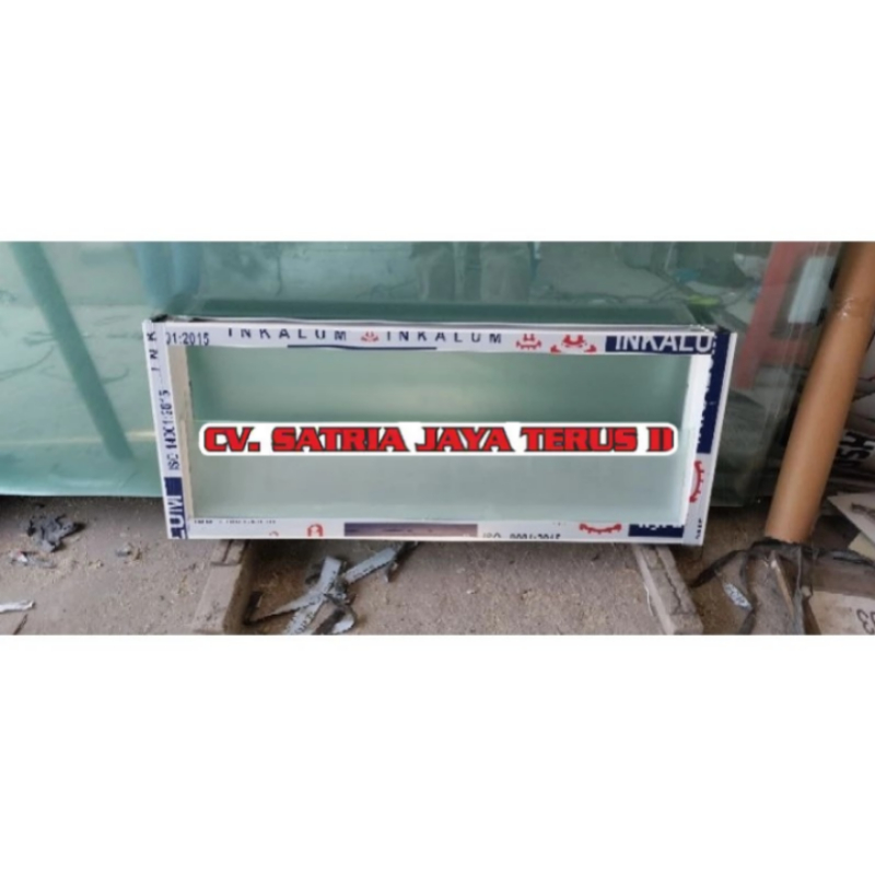BV 40 x 80 KAWAT LUAR BOVEN KACA ZIG ZAG JENDELA VENTILASI BOUVENLI KAWAT NYAMUK FREE PAKING KAYU VE