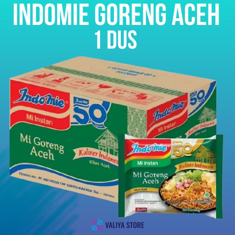 

INDOMIE MI GORENG ACEH 1 DUS ISI 40 pcs MURAH PROMO