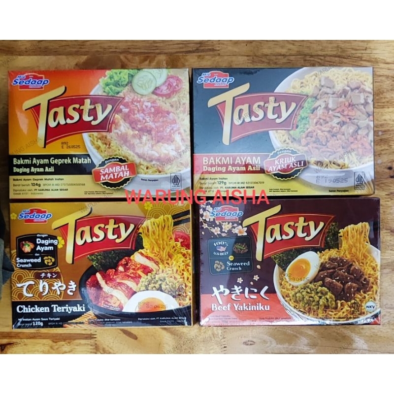 

Mi Instan Mie Sedaap Tasty Aneka Varian