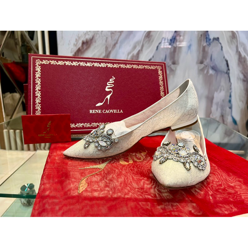 Sepatu Branded Rene Caovilla 100% Original size 37