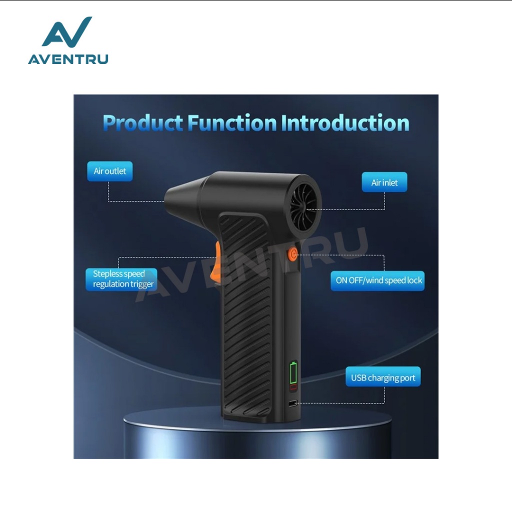 Portable Air Duster Blower Wireless Komputer Laptop Kamera Pc