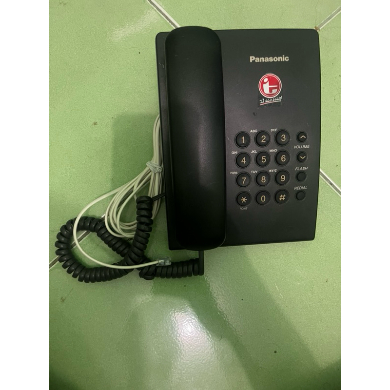 Telepon Kabel Panasonic KX-TS505MXB (Hitam) seken like new