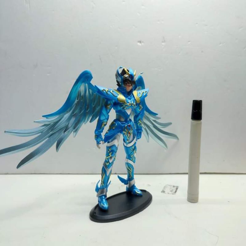 mainan mini staticsaint saiya blue Myth Cloth EX Pegasus Dragon Shiryu Hyoga Cygnus Phoenix Ikki tin