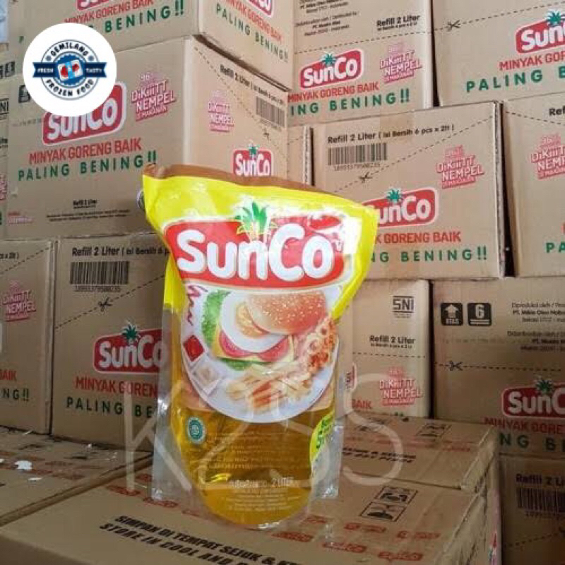 

Minyak SunCo 2L 1karton isi 6