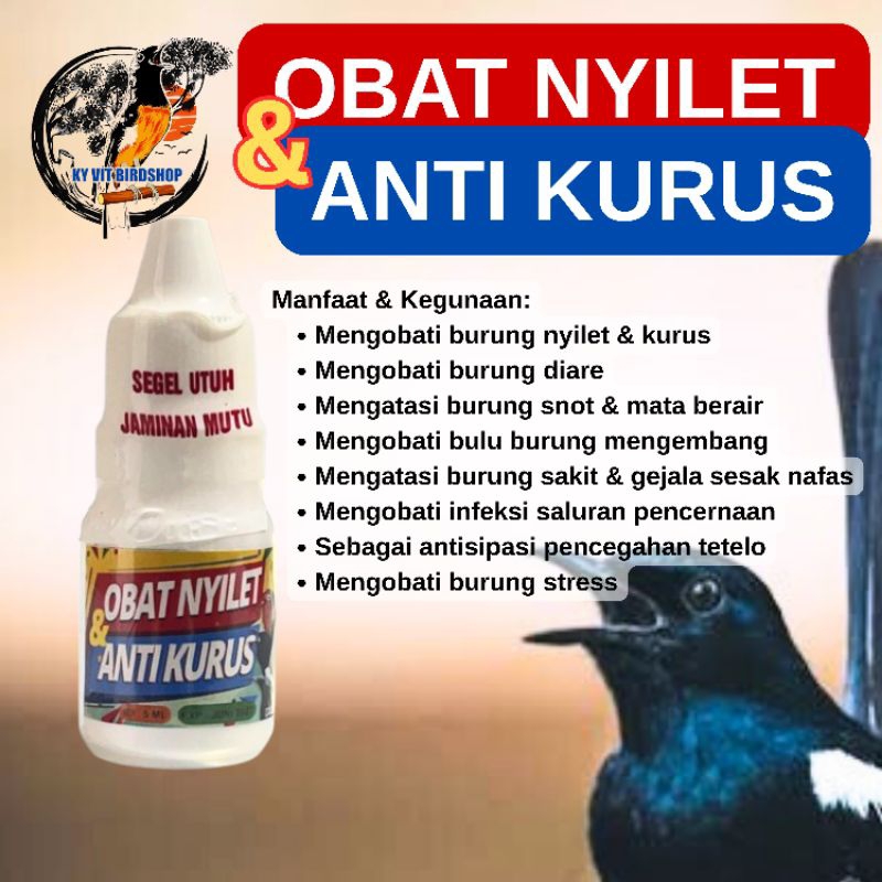 Obat Nyilet & Anti Kurus Burung - Obat Burung/Vitamin Burung/Lovebird