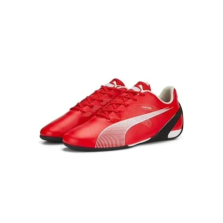 sepatu PUMA Scuderia Ferrari x Puma 44/28.5 cm Carbon Cat 'Rosso Corsa White' Men's Driving Shoes 30