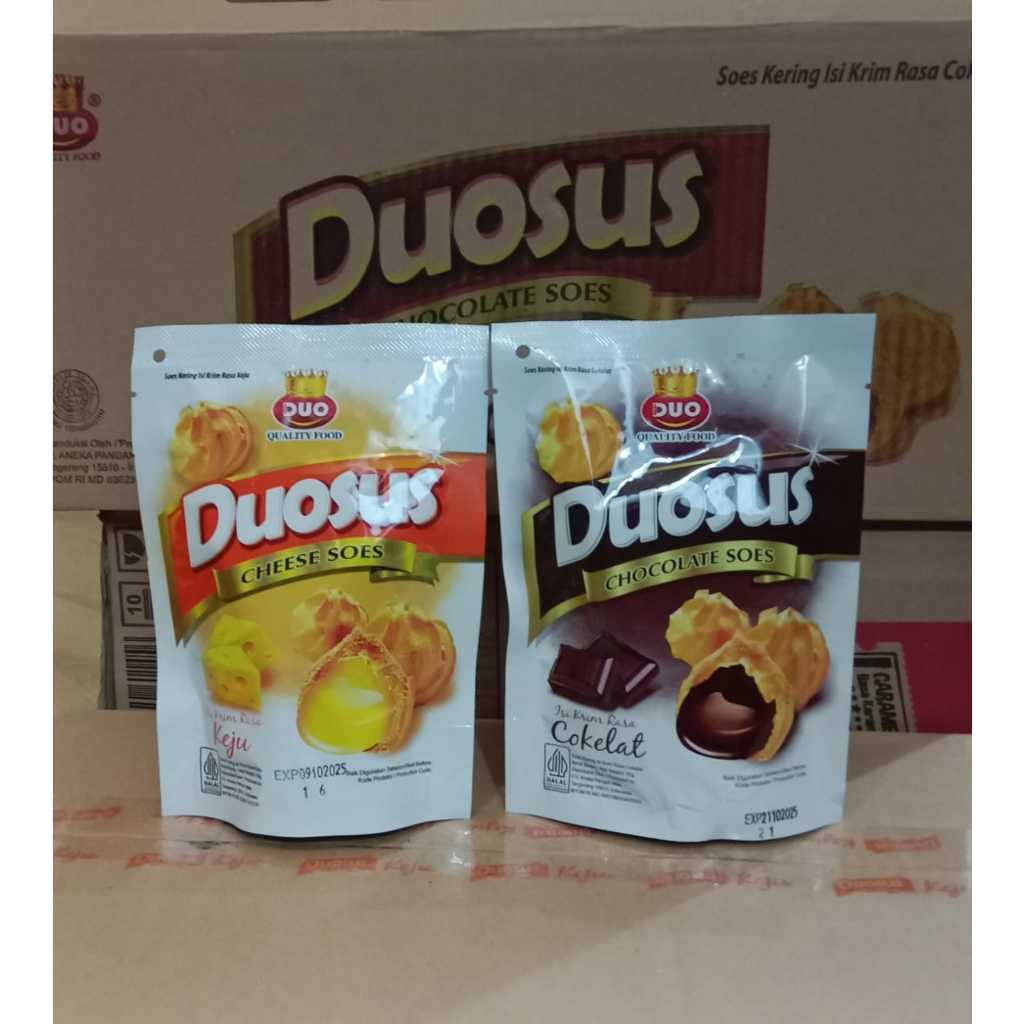 

( Per 5 Pcs ) Duosus 30 gr isi Cream Rasa Cokelat/Keju/Vanila/Blue berry