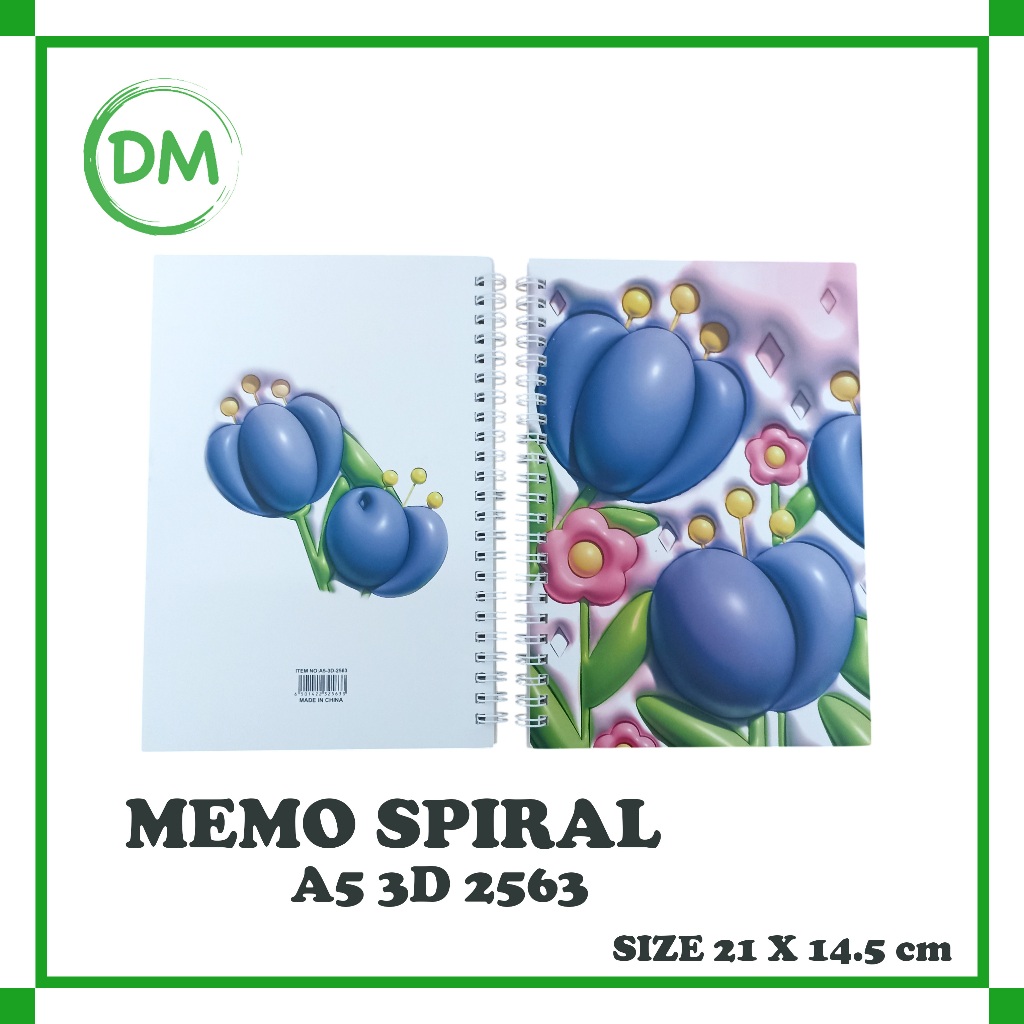 

A5 3D 2563 MEMO SPIRAL