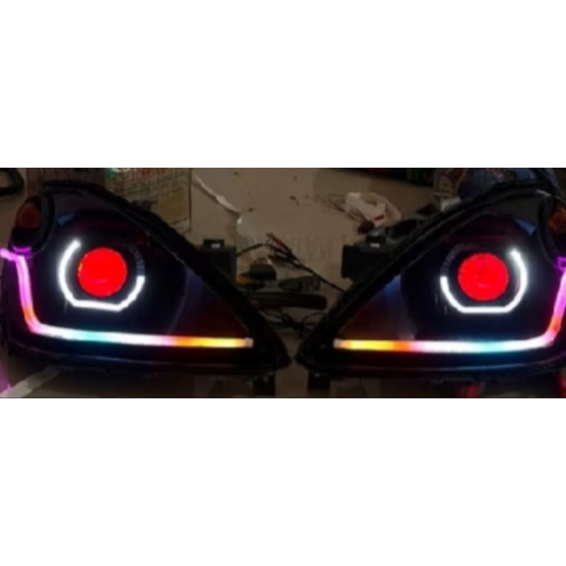 LAMPU DEPAN AVANZA 2013 AES EXPERIENCE FULSET HEADLAMP