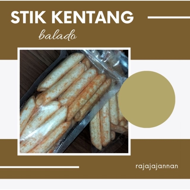 

Stik Kentang & Kerupuk Pedas