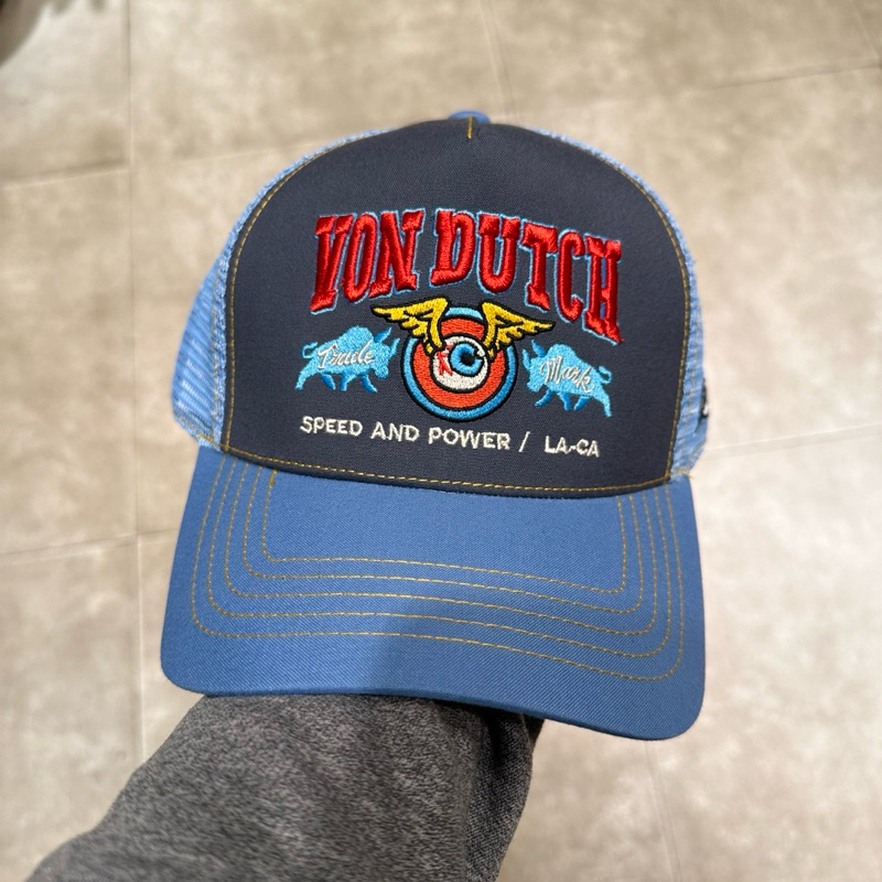 VONDUTCH topi trucker biru cap NEW ORIGINAL 100%