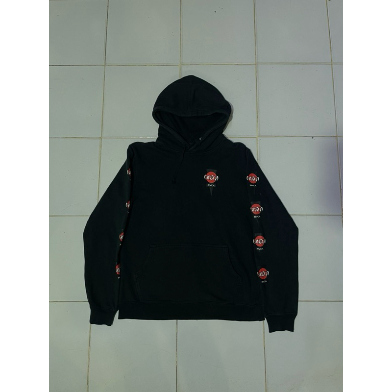 hoodie RVCA spellout