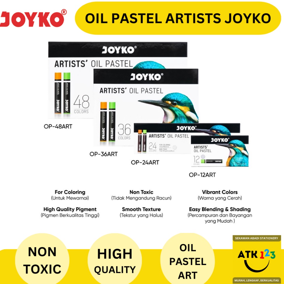 

KODE V52J Crayon Oil Pastel Artist Joyko OPART 48