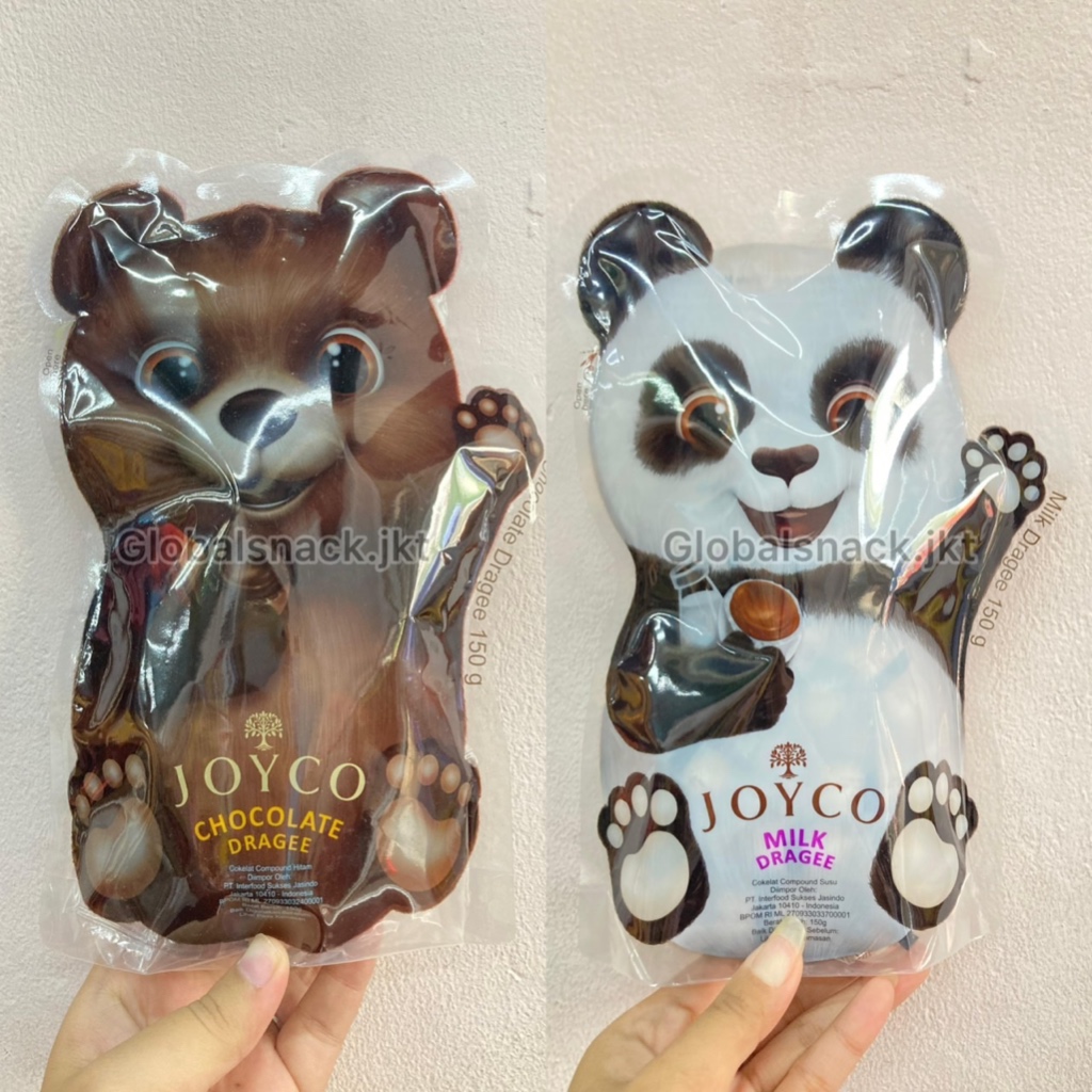 

JOYCO CHOCOLATE / MILK SUSU DRAGE BEAR
