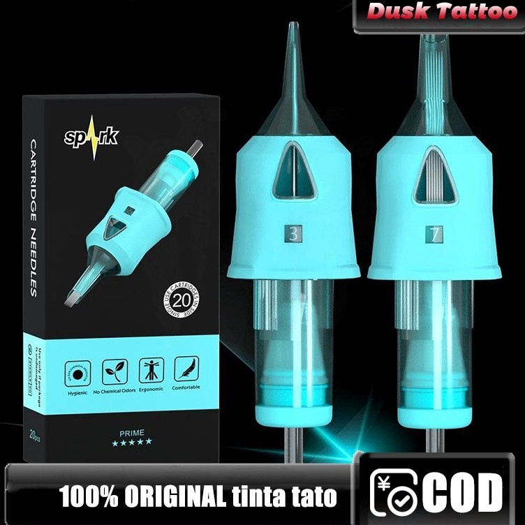 KODE E98C 5pcsset Tattoo cartridge needle Jarum tato terintegrasi Jarum kartrid tato Jarum kartrid t