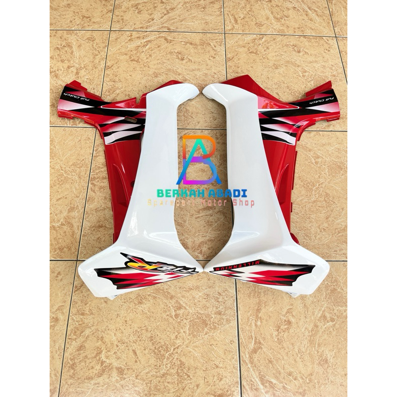 Sayap Luar & Sayap Dalam FizR F1Z R Merah Putih (Striping Merah Putih Millenium) Kwalitas Terjamin.